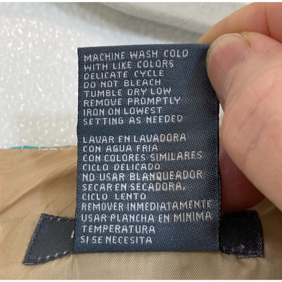 Midi Sleeveless Sheath Dress Floral Blue/Tan Women 18 Slit Career Koret Vintage - Picture 15 of 16